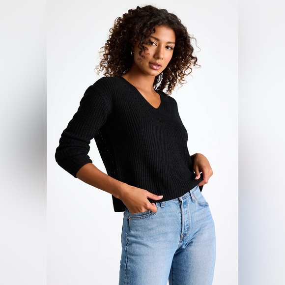 🖤 Lulus ‘Halifax Black Knit’ Sweater Size S - Picture 1 of 10